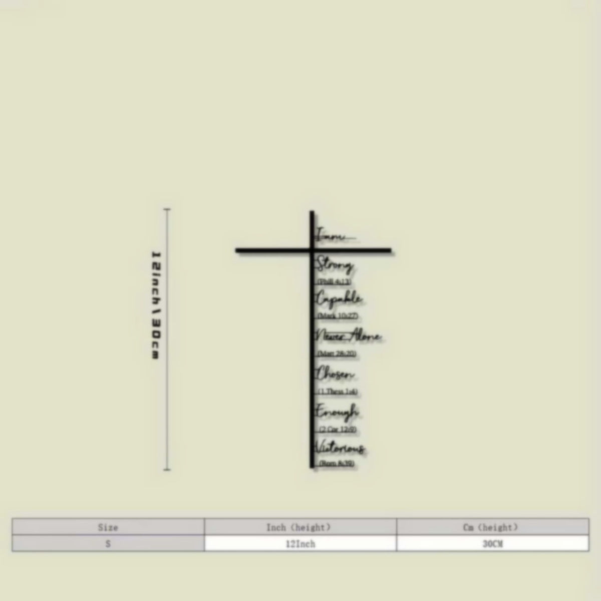Inspirierende Kreuz Wanddekoration