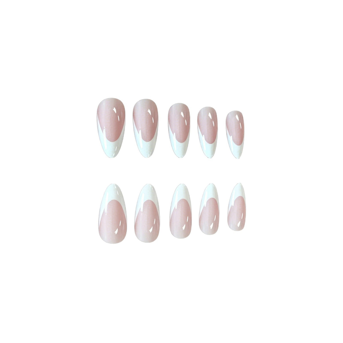 Elegante französische Spitze Acryl-Nagelverstärkungen Brehn 1789915431