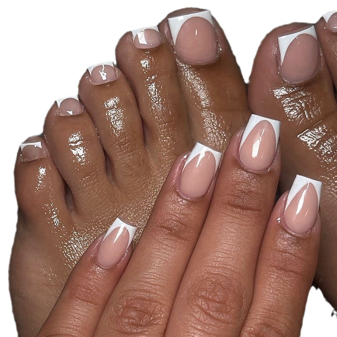 Französische Spitze Akryl-Nagelerweiterungen Brehn