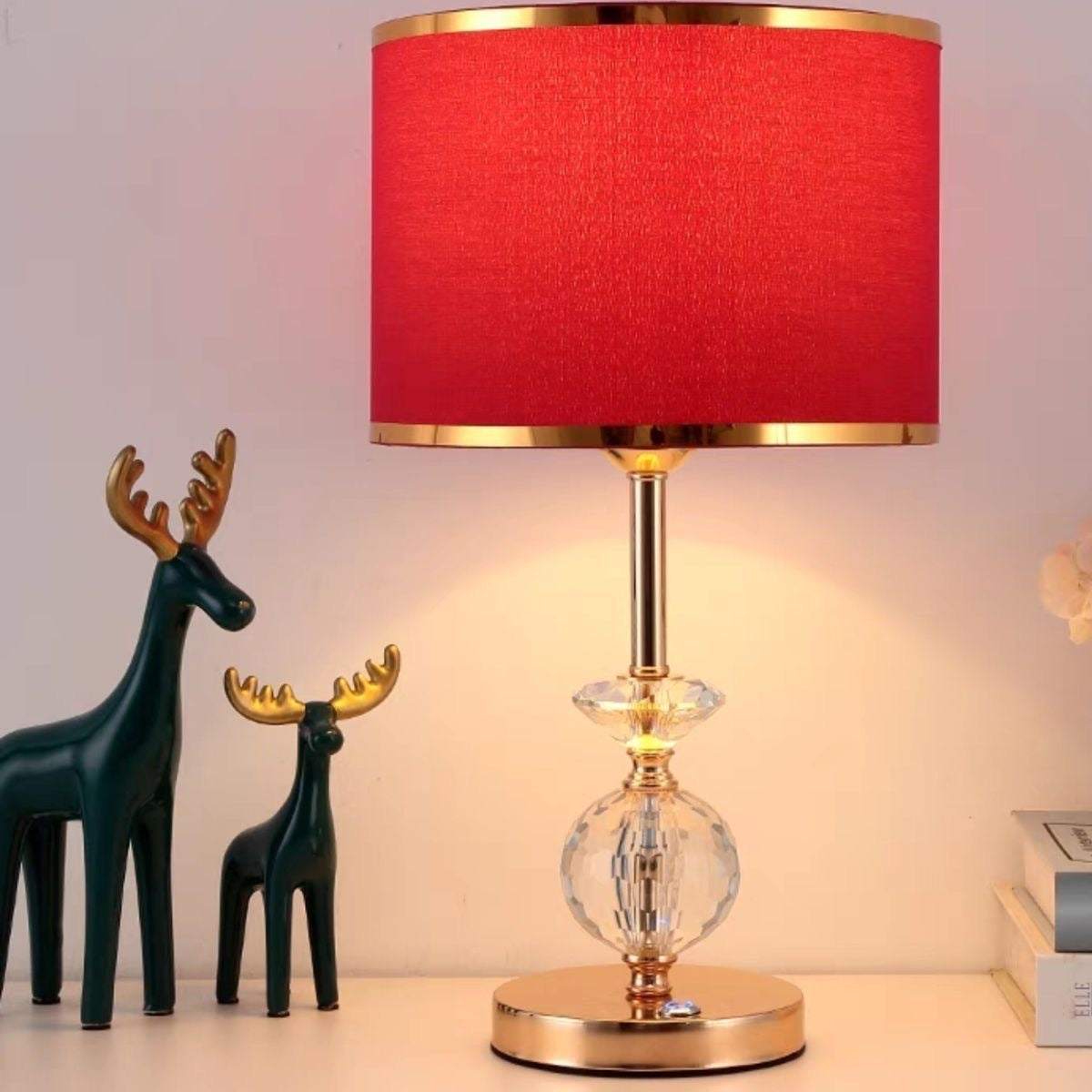 Skulpturale Kristall Akzentlampe