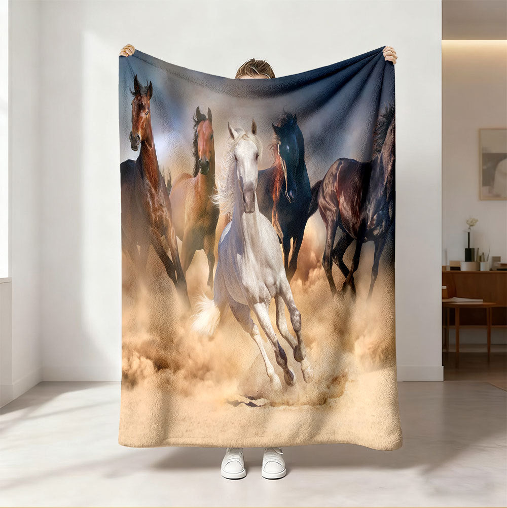 Inspirierende Botschaft Fleece-Decke