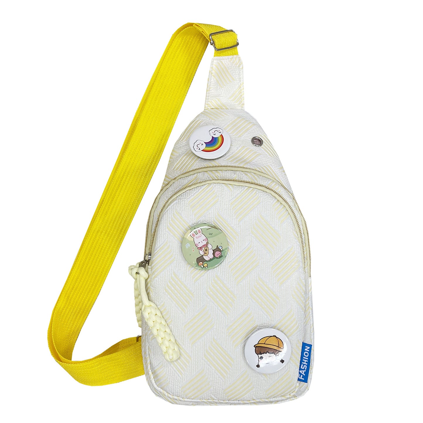 Fun gemusterte Sling Bag Brehn