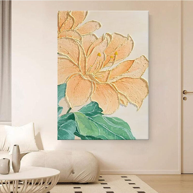 Florale Textur Leinwandkunst