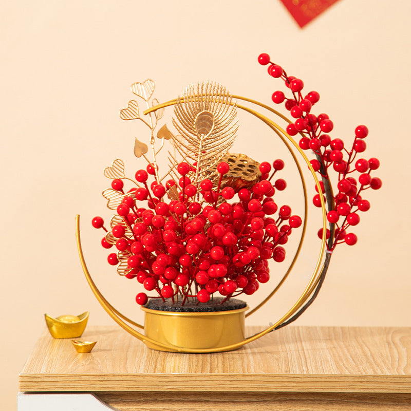 Künstlerische dekorative florale Skulptur