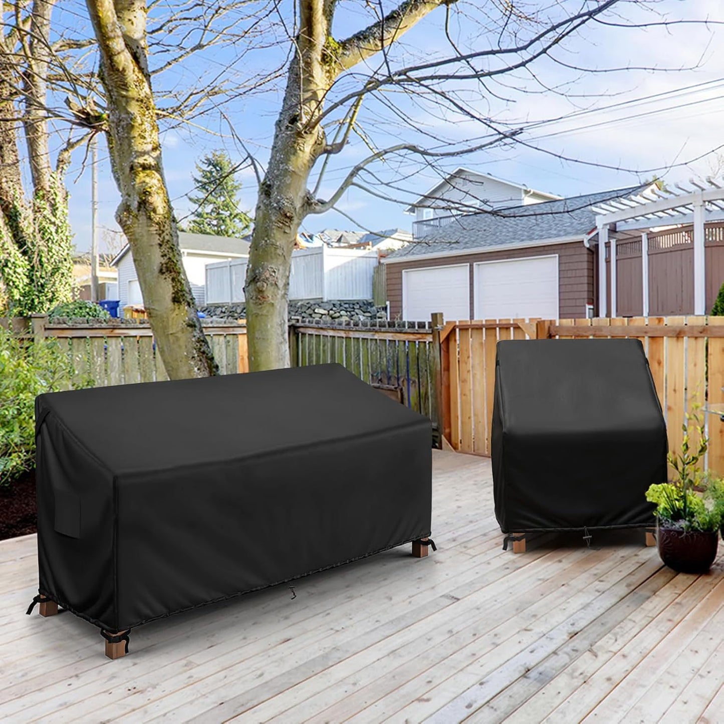 Wetterfeste Abdeckhaube für Gartenbänke Brehn