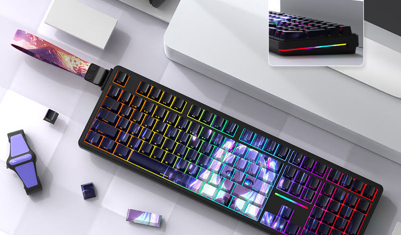 Gasket-Montierte RGB Mechanische Tastatur Brehn