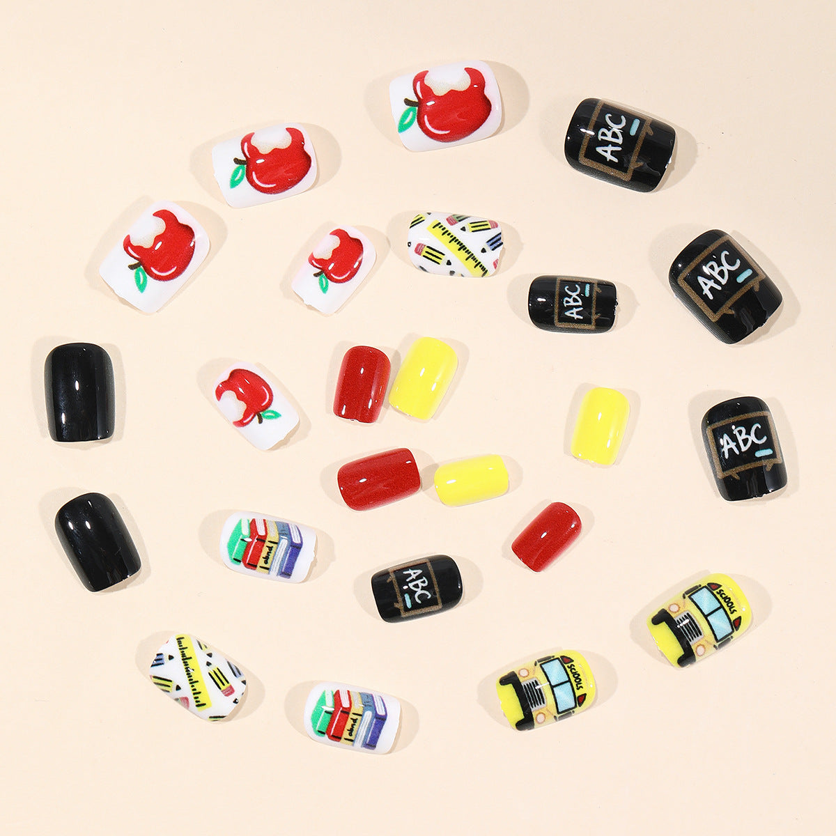 Schul-Themen-Nagelkunst-Set Brehn