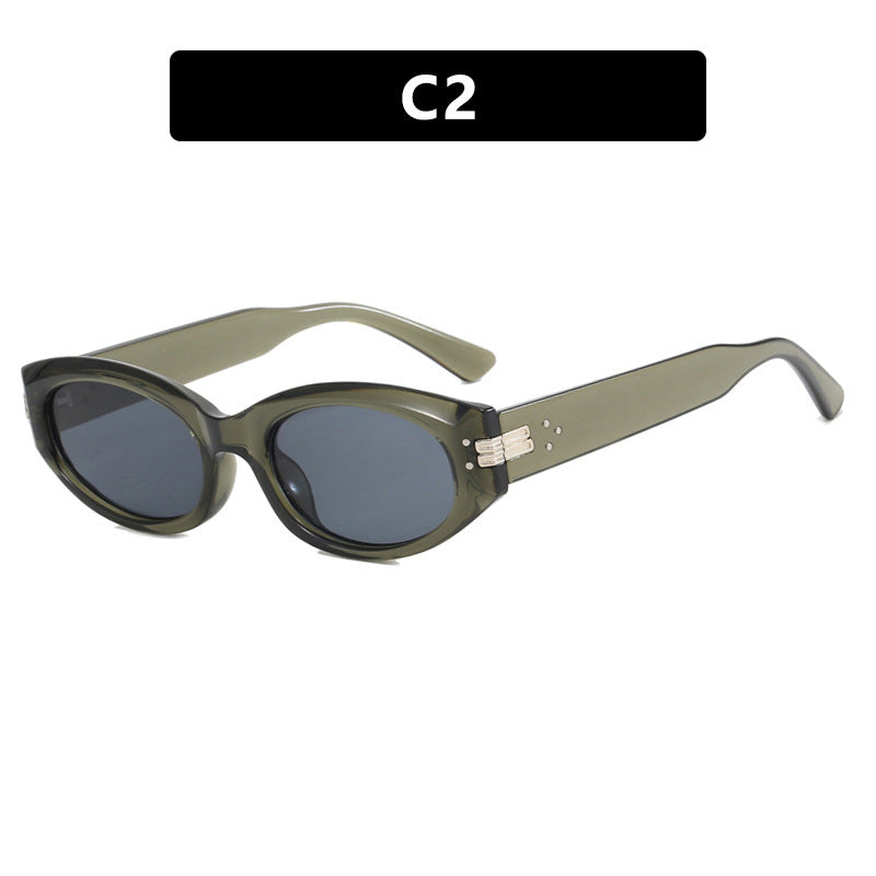 Damen modische Cat-Eye Sonnenbrille mit hochwertigem Rahmen Brehn