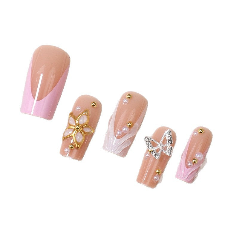 Luxuriöse dekorative Press-On-Nagelspitzen Brehn