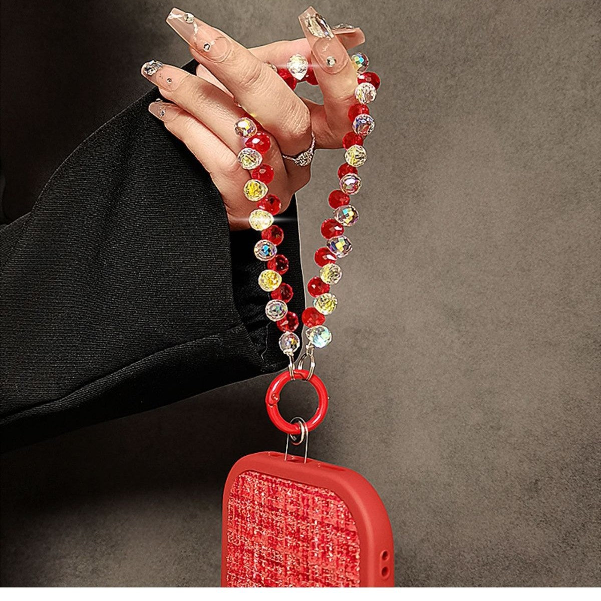 Dekorativer Kristallperlen-Lanyard Brehn