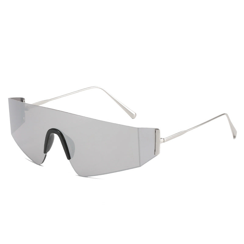 Damen futuristische Oversized-Sonnenbrille Brehn