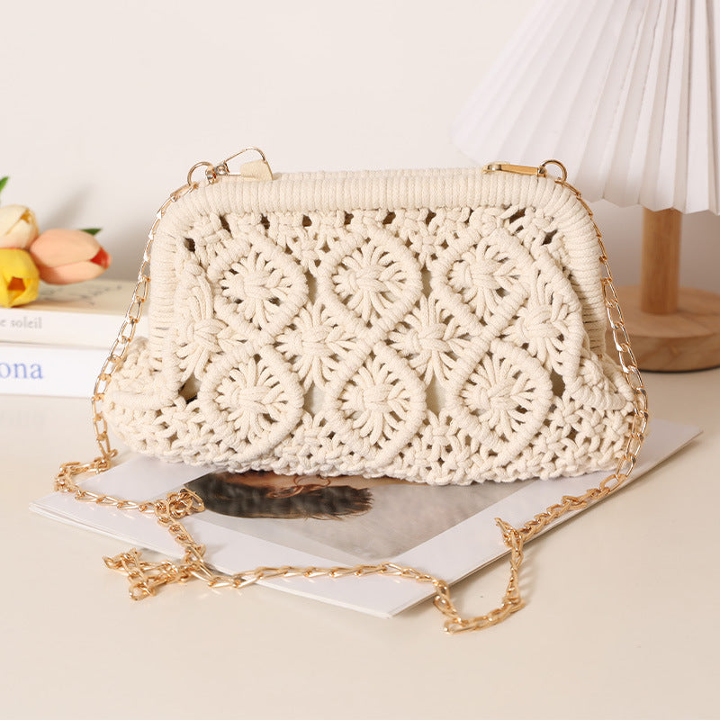 Handgeknüpfte Umhängetasche Im Boho-Stil Brehn