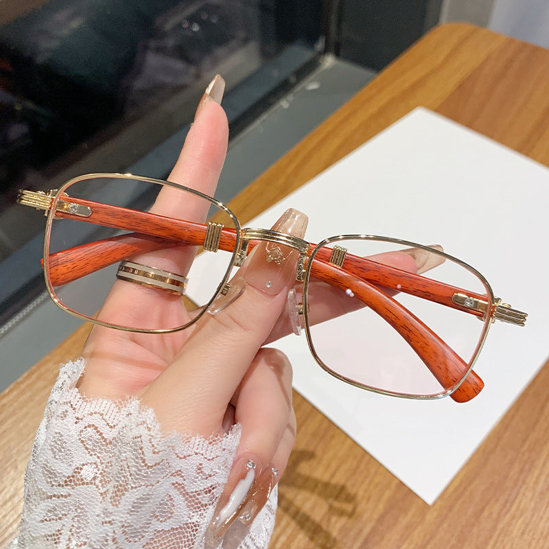 Damen Sonnenbrille mit luxuriösem Holzrahmen Brehn