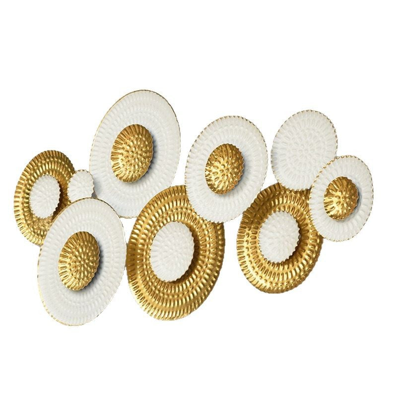 Moderne dekorative Wandskulptur mit kreisförmigem Design Brehn