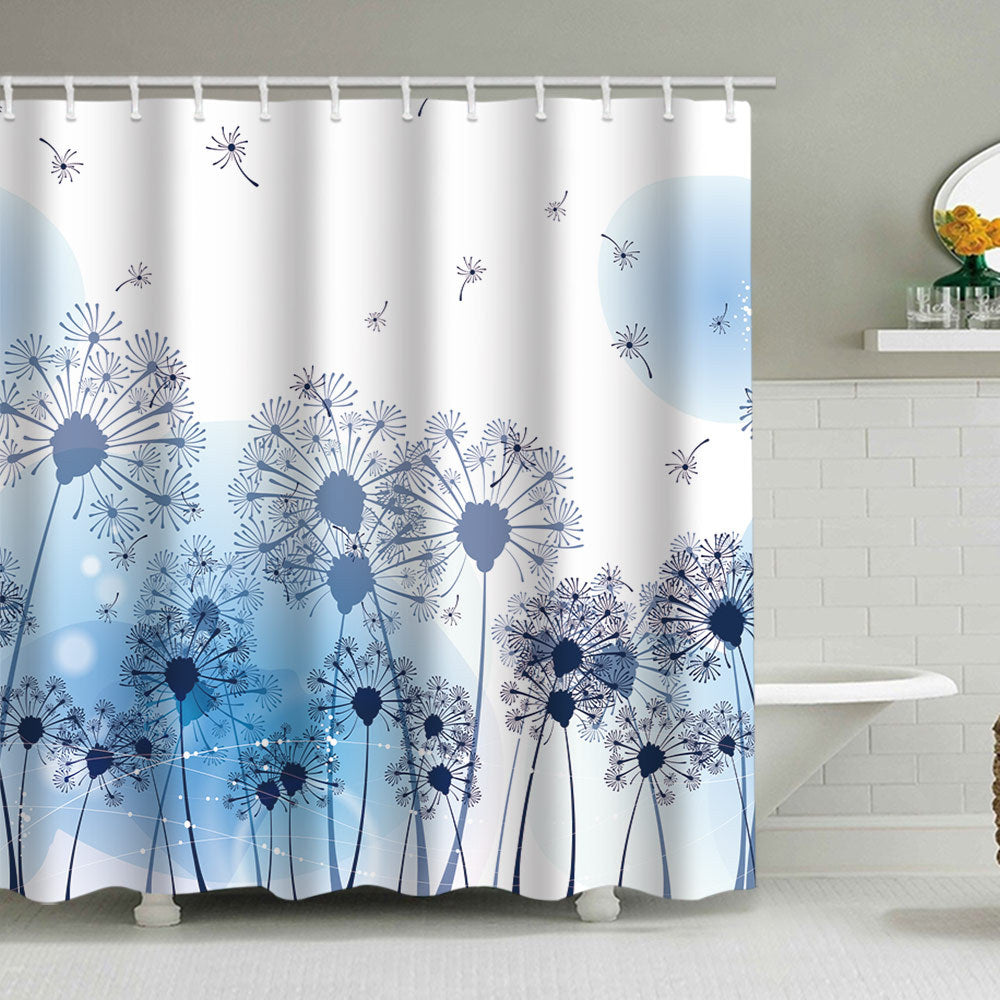 Floral Lavendel Muster Duschvorhang Brehn