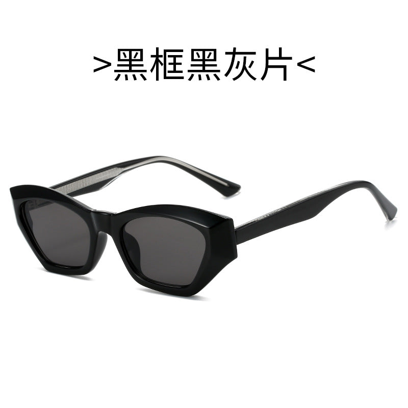 Damen Cat-Eye Sonnenbrille mit modernen transparenten Akzenten Brehn