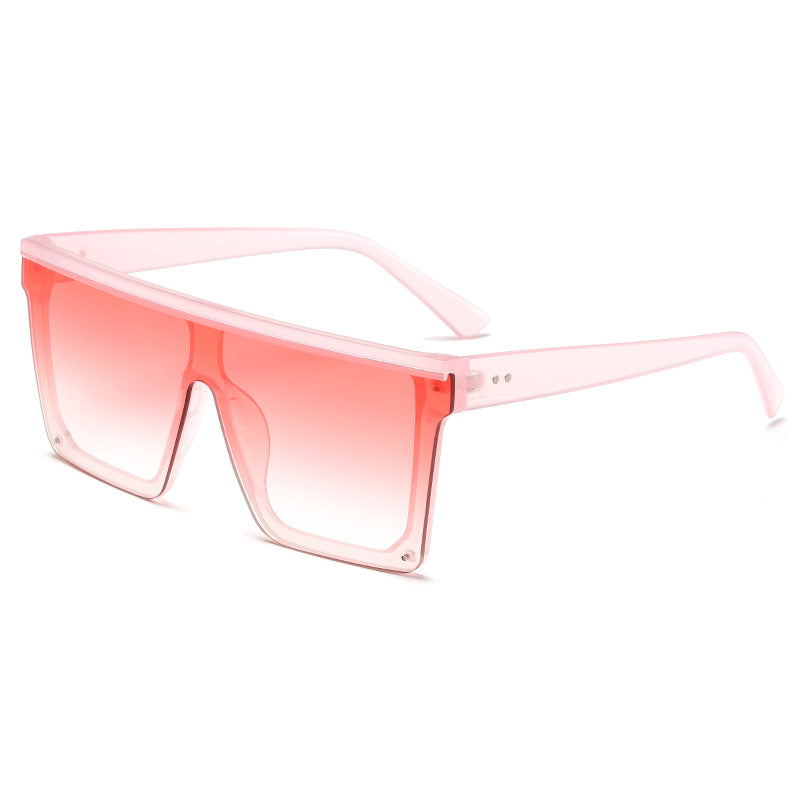 Damen modische visuelle Sonnenbrille mit breitem Rahmen Brehn