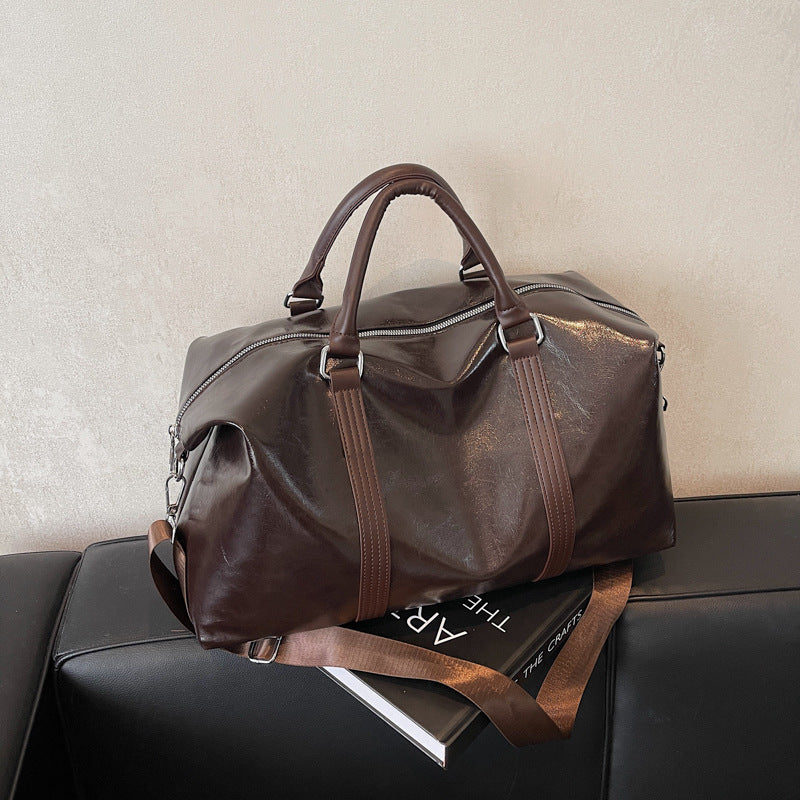 Elegante Reisetasche Aus Hochwertigem Kunstleder Brehn