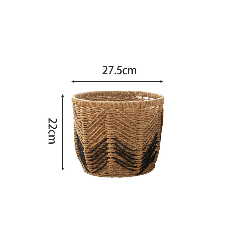 Moderner Aufbewahrungskorb mit geometrischem Design