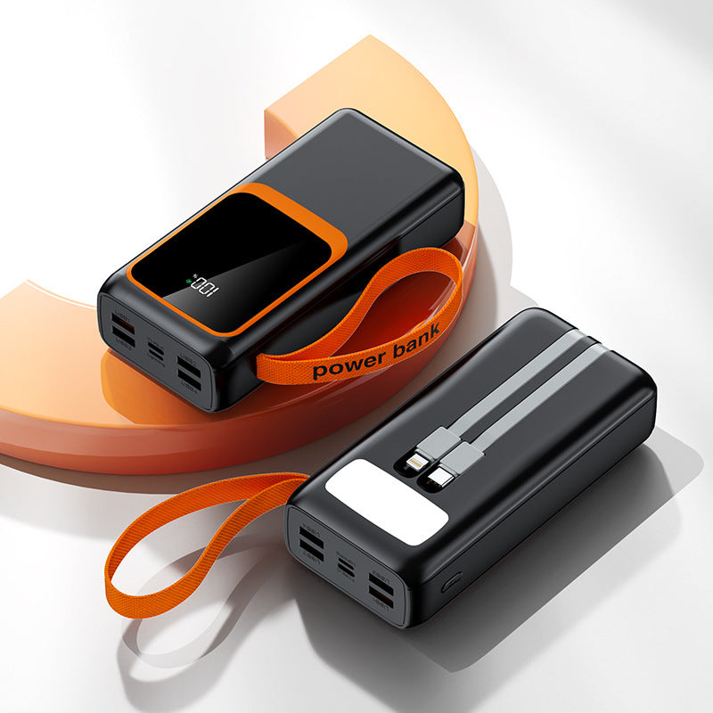 Tragbare Powerbank mit Digitaler Anzeige und Multifunktionalen Anschlüssen Brehn