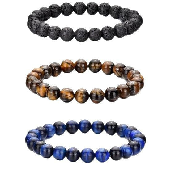 Naturstein Perlenarmband Set Brehn