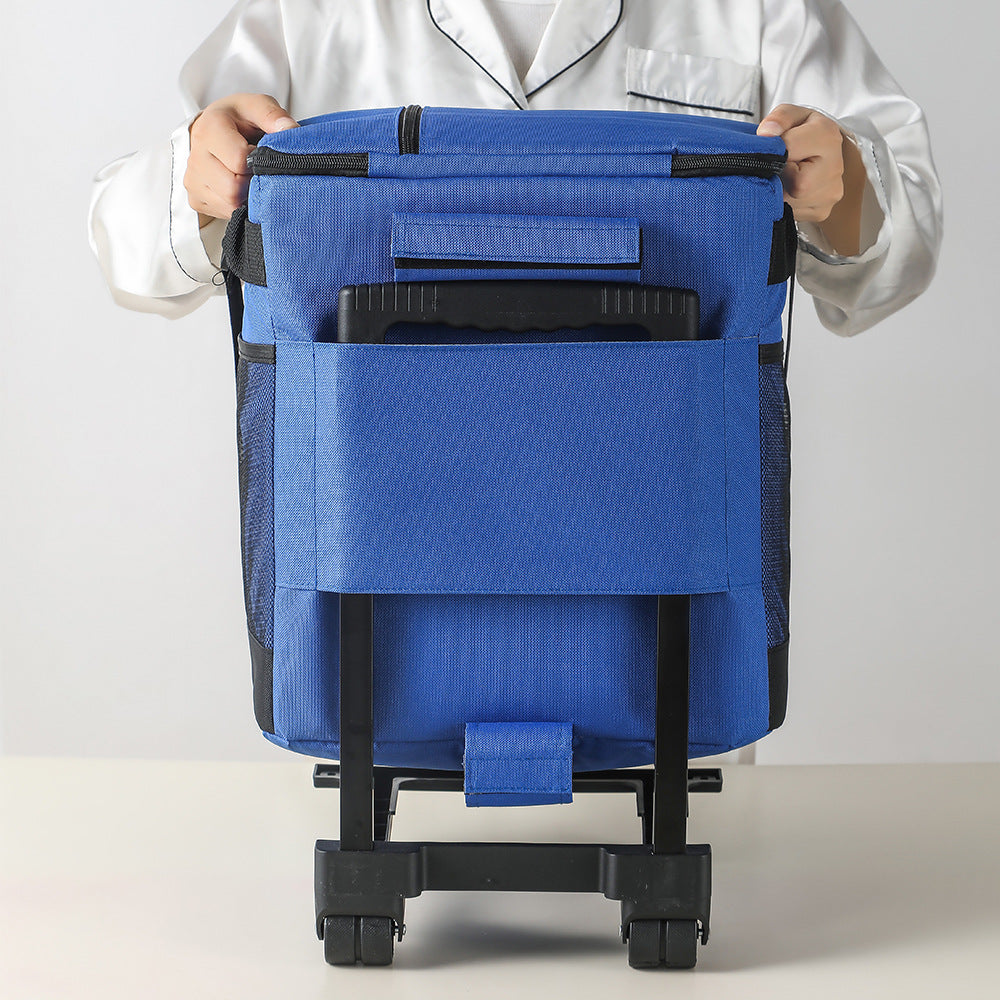 Damen Kühltasche mit Rollhandles und isoliertem Innenraum Brehn