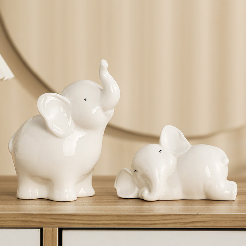 Verspielte und elegante Elefanten-Dekorationsfigur Brehn