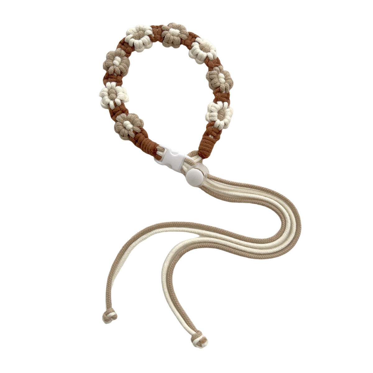 Floral Makramee Brillenband Brehn
