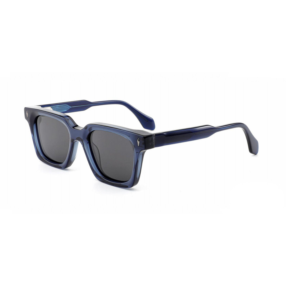 Damen klassische quadratische Sonnenbrille mit robustem Rahmen und UV-Schutz Brehn