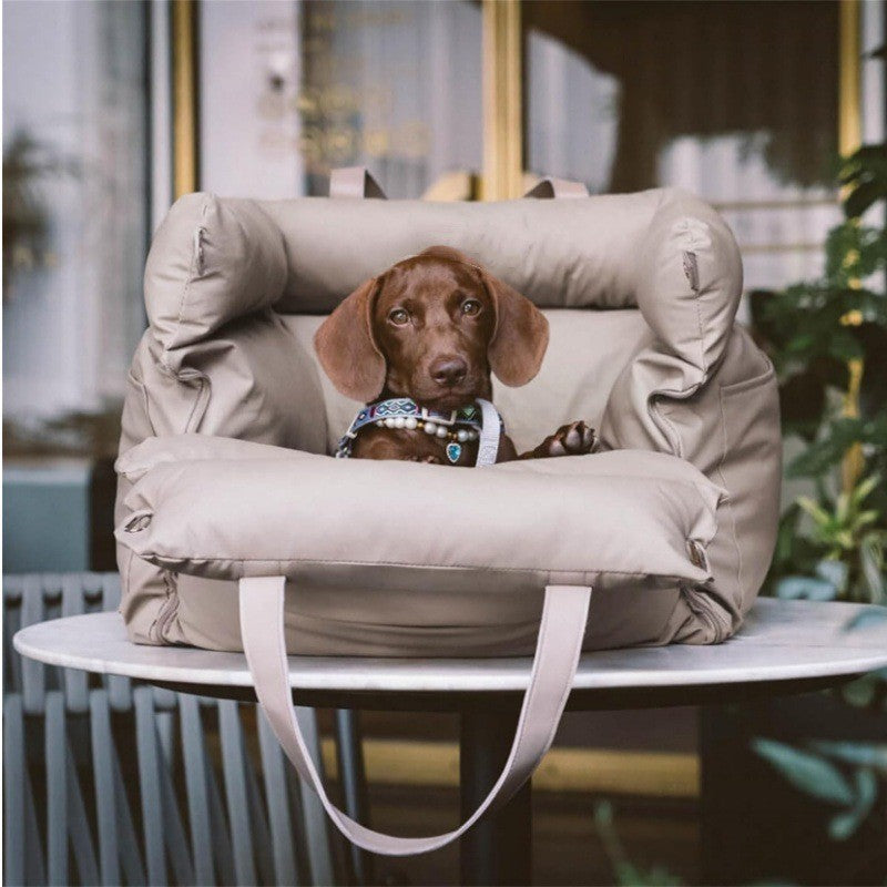 Orthopädisches Hundebett mit Abnehmbaren Tragegurten Brehn