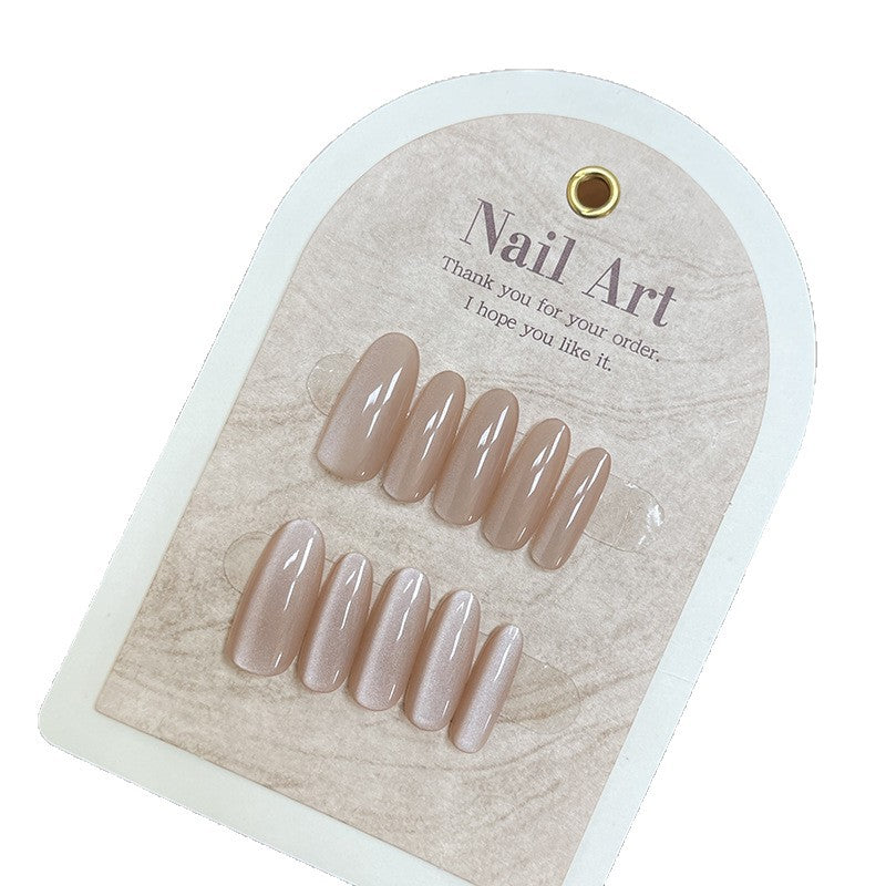 Elegante mandelförmige Press-On-Nagelspitzen Brehn