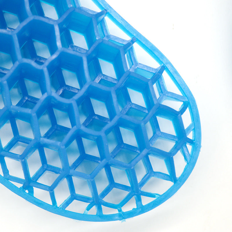 Unisex nan ergonomisches U-förmiges Gel-Nackenkissen mit Wabenstruktur Brehn