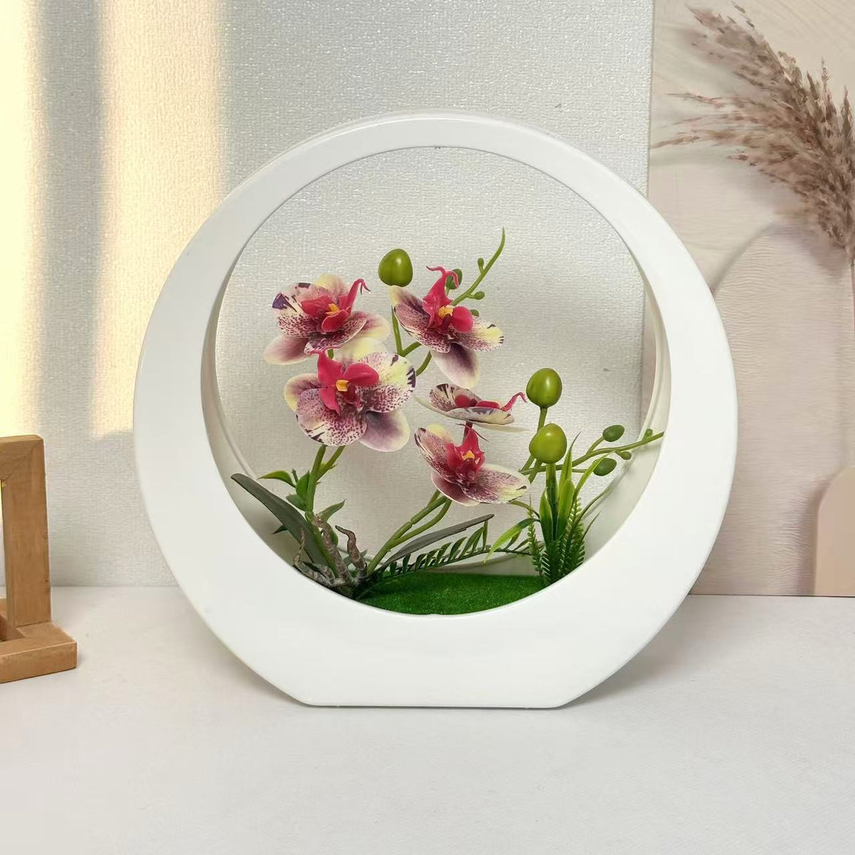 Künstliches Orchideenblumenarrangement für die Innenausstattung