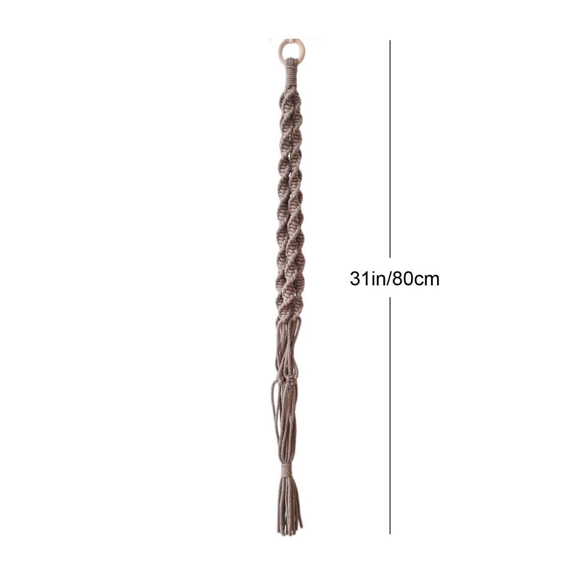 Macrame Wandbehang Dekor mit geflochtenem Design Brehn