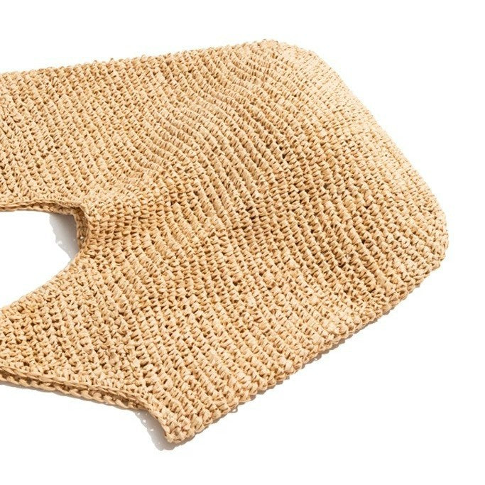 Handgefertigte Basttasche mit Praktischem Innenraum Brehn