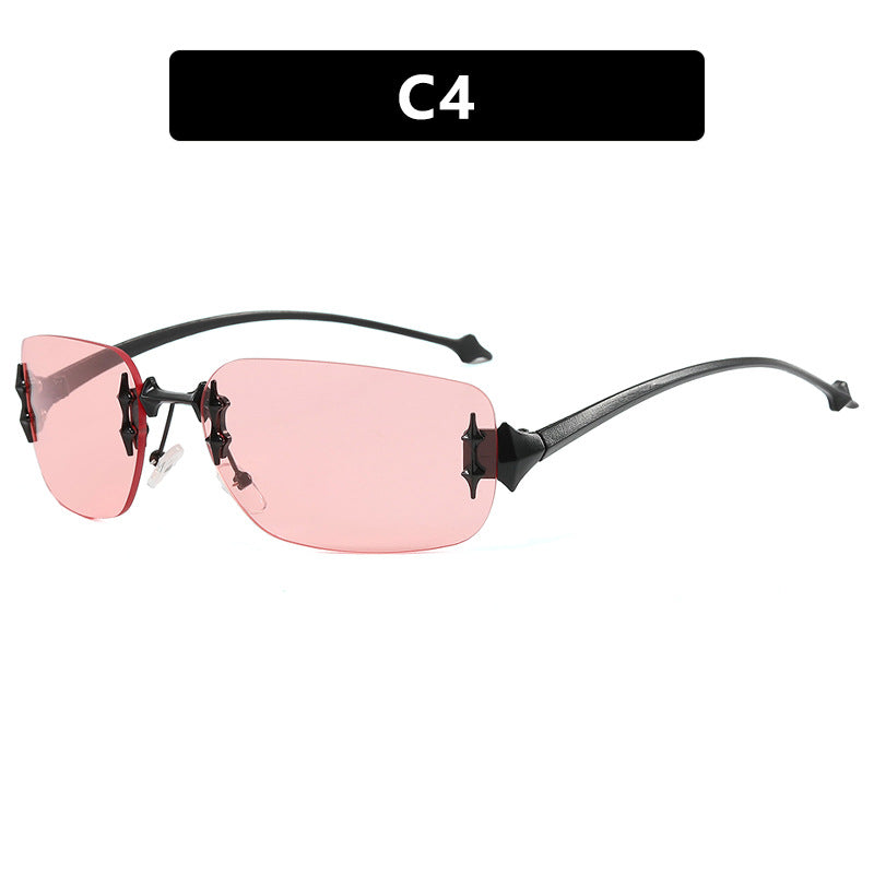 Damen Designer-Sonnenbrille mit aufwändigen Verzierungen Brehn