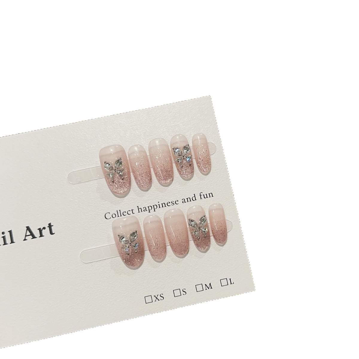 Elegantes Schmetterlings-Themen-Nagelkunst-Set