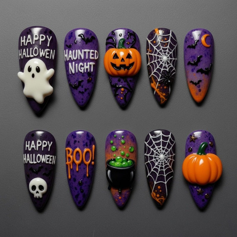 Halloween-Themed Press-On Nail Collection Brehn
