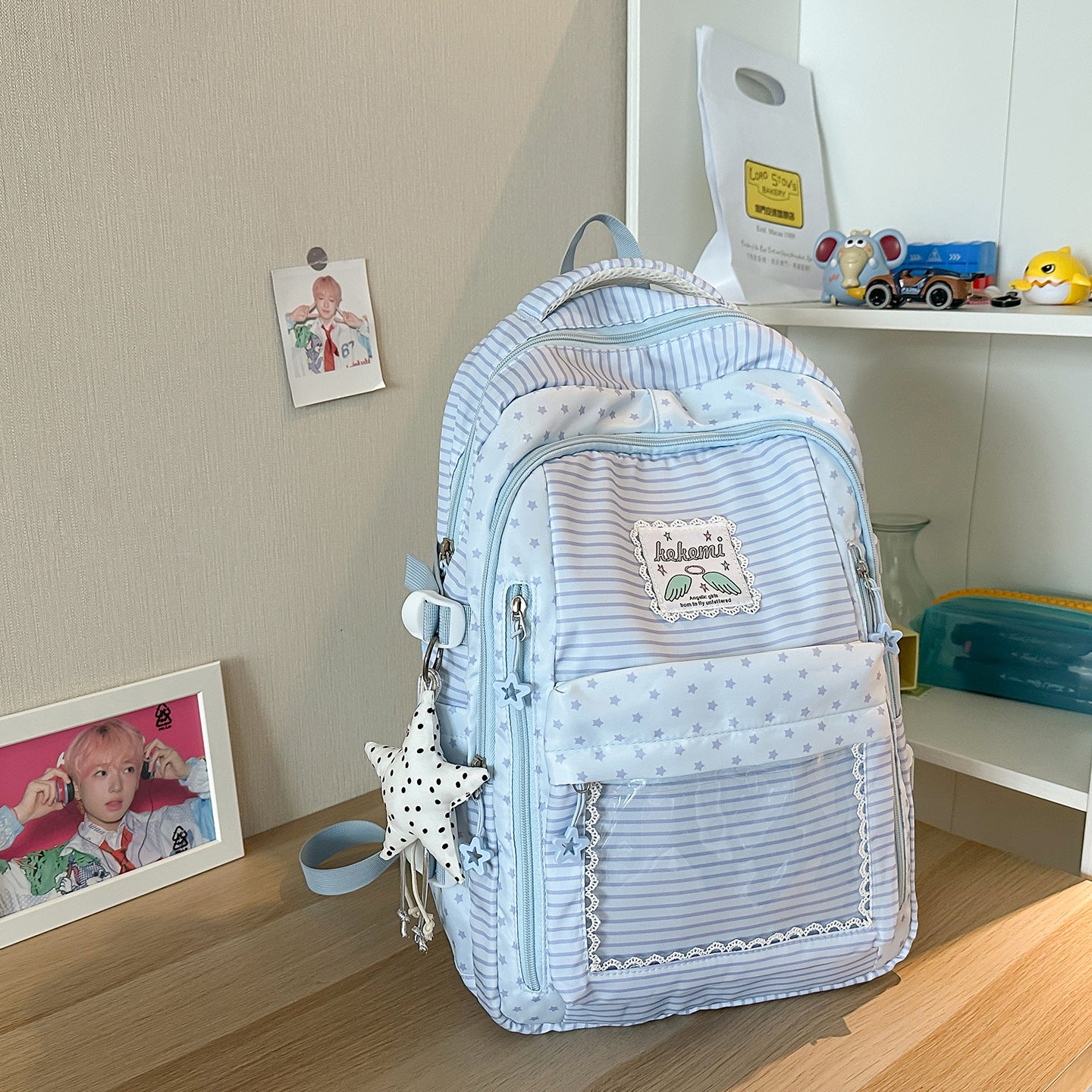 Stylische Mehrfach-Taschen-Schul-Rucksack