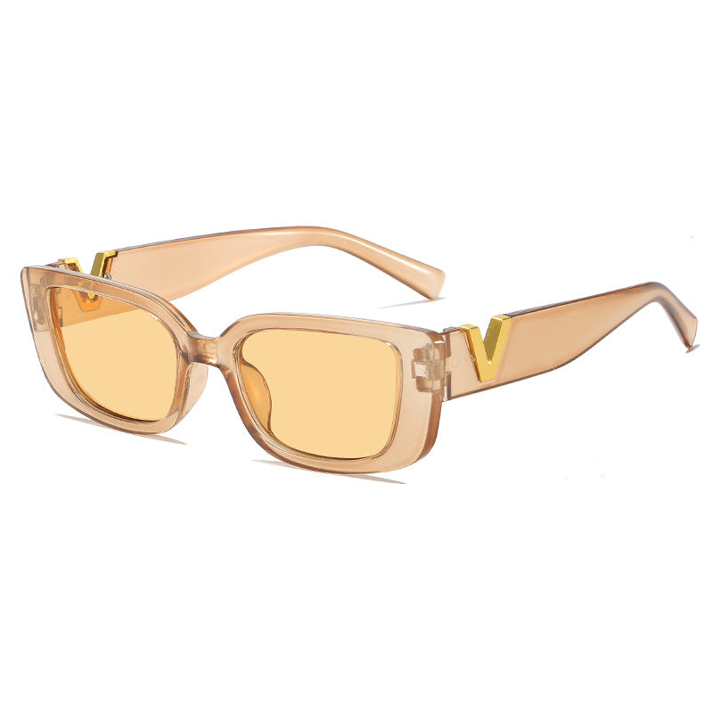 Stylische Quadratische Rahmen Sonnenbrille Brehn
