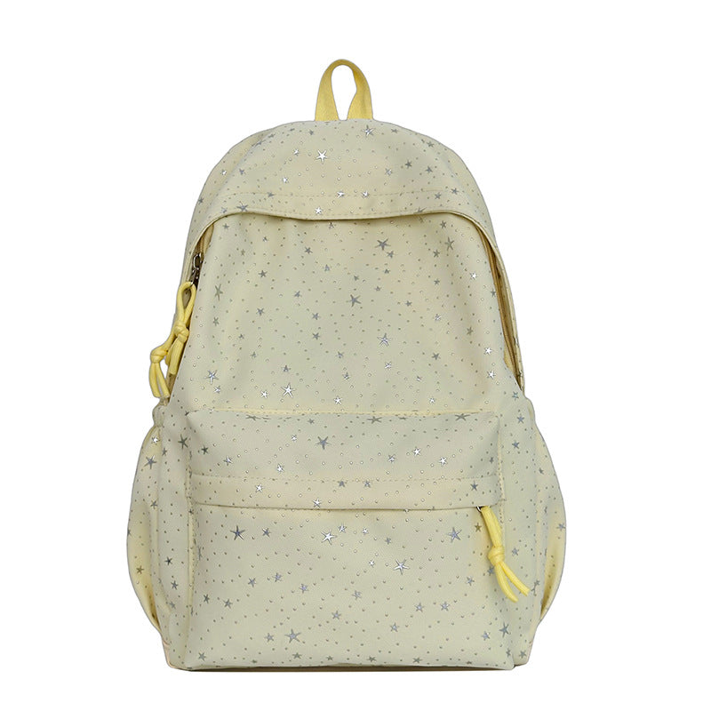 Rucksack Aus Strapazierfähigem Material mit Glitzernden Sternen Brehn