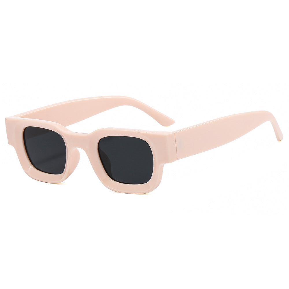 Damen modische Sonnenbrille mit einzigartigem geometrischem Rahmen Brehn