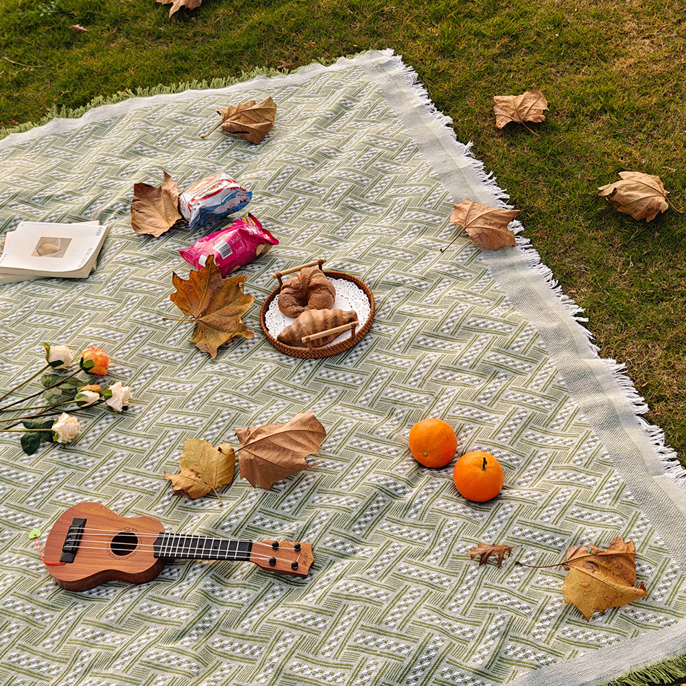 Gemütliche Outdoor-Picknickdecke