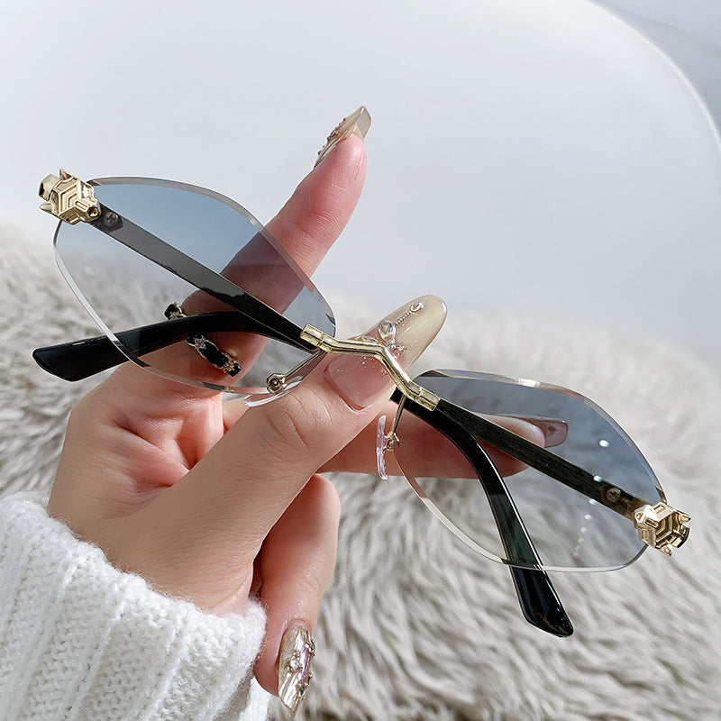 Modebewusste Übergroße Sonnenbrille