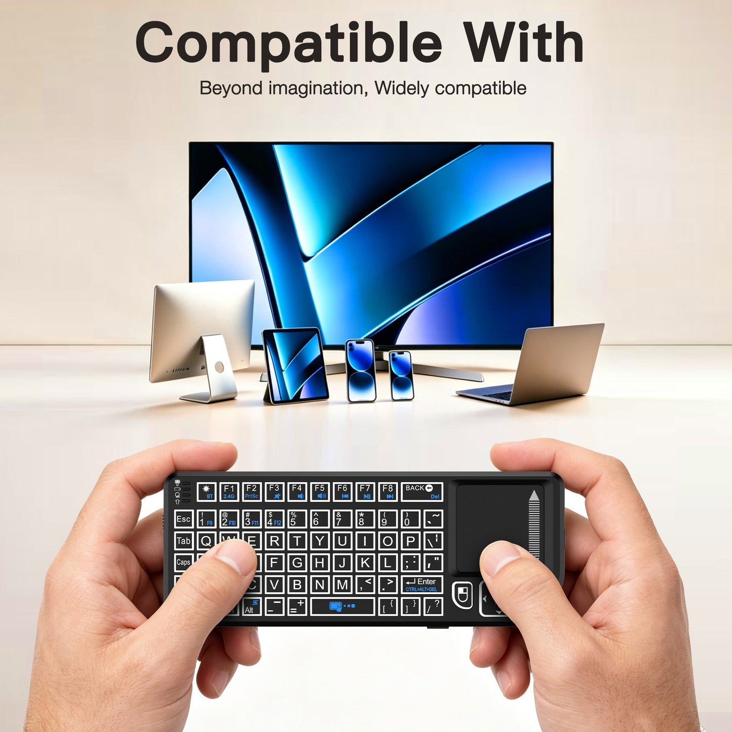 Tragbares Touchpad Mini Keyboard Brehn