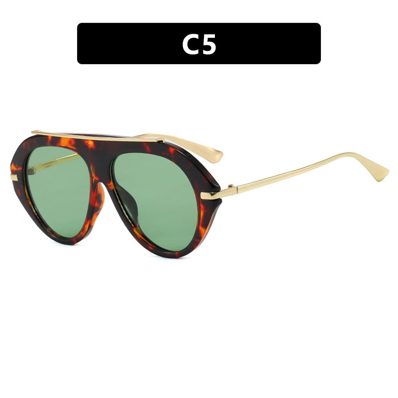 Damen Sonnenbrille im eleganten Hexagon-Design Brehn