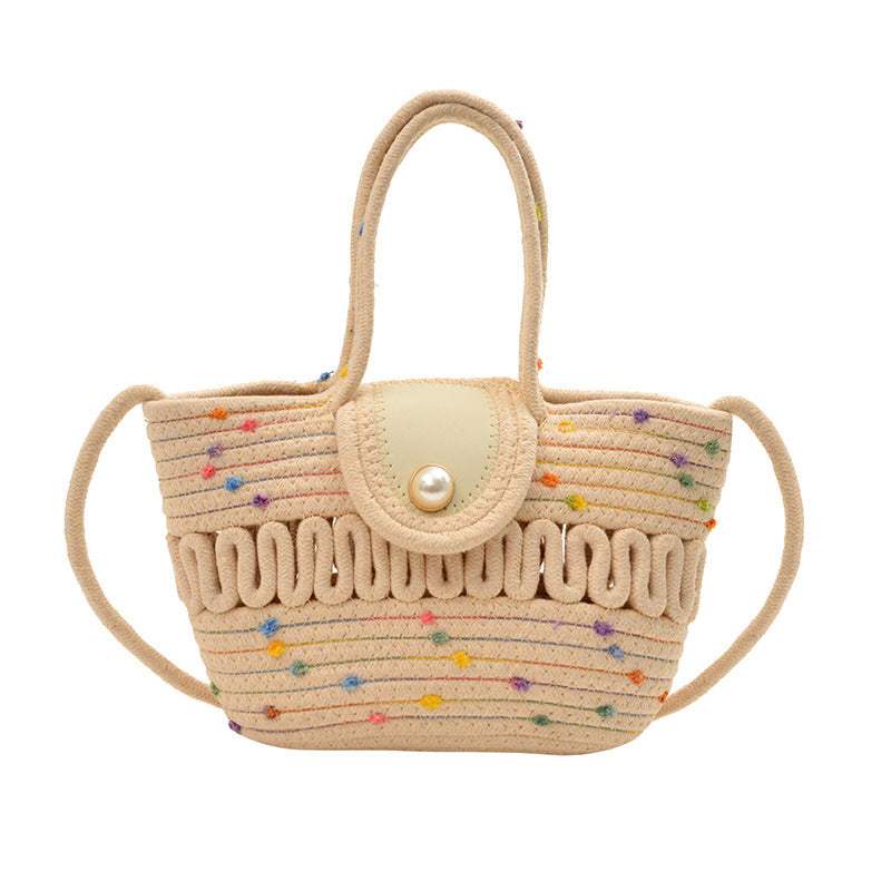 WoCharming Gewebte Mini Tote Bag Brehn