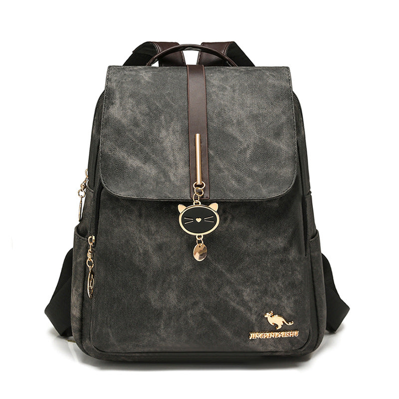Vintage-inspirierter Canvas-Rucksack Brehn