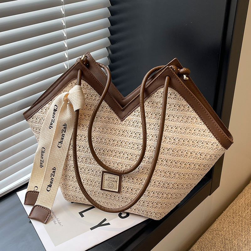 Gewebte Textur Schultertasche Brehn
