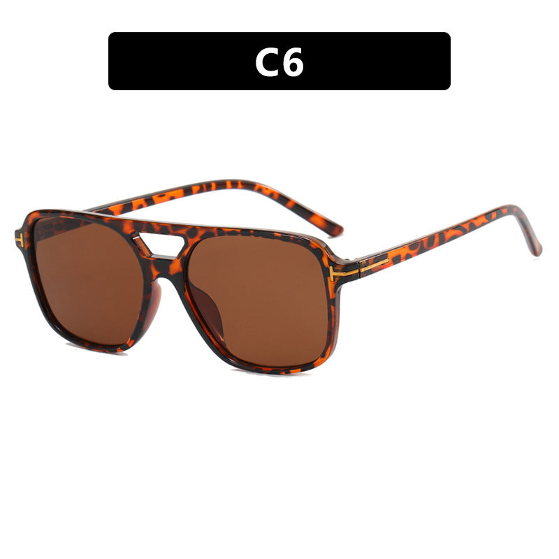 Damen stilvolle Sonnenbrille im modernen Rechteckdesign Brehn